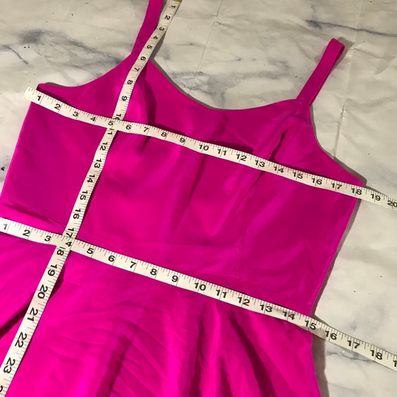 Amanda Uprichard Hot Pink 100% Silk Mini Dress - Picture 5 of 8